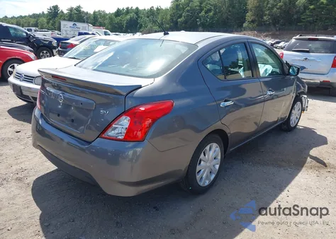 2019 Nissan Versa 1.6 Sv z USA, uszkodzony, nr VIN 3N1CN7AP0KL878815